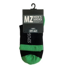 Шкарпетки чоловічі Modna Zona RT1321-133 середні Sport чорно-зелені 43-46