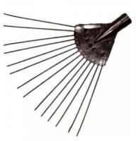 Граблі віялові дротові 14 зубців 70-784