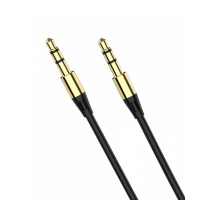 Аудіо-кабель SkyDolphin SR07 3.5 мм - 3.5 мм 1 м Black (AUX-000052)