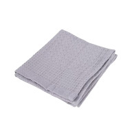 Полотенце вафельное GM Textile серое 30*50 см