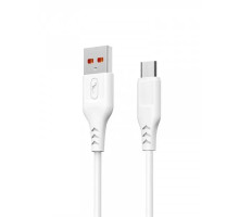 Кабель SkyDolphin S61VB USB - micro USB 2.4A 2 м White (USB-000451)