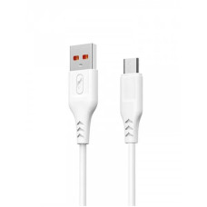 Кабель SkyDolphin S61VB USB - micro USB 2.4A 2 м White (USB-000451)