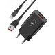 Сетевое зарядное устройство SkyDolphin SC36T 1 USB 2.4A с кабелем Type-C черное (MZP-000175)