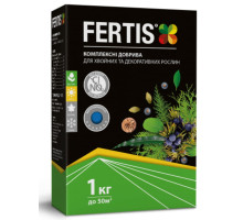 Удобрение Fertis NPK 12-8-16+Me для хвойных и декоративных 1 кг