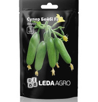 Насіння Огірок Супер Бейбі F1 салатний 5 шт LedaAgro