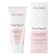 Восстановительный крем для лица с экстрактом центеллы азиатской и рисом Hollyskin Rice Touch 50 мл