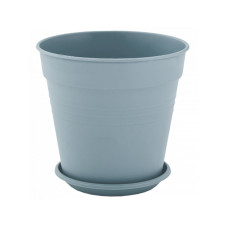 Вазон із підставкою Глорія 18 см сизо-блакитний