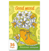 Раскраска-антистресс Good mood 124х200 мм 36 листов 1759