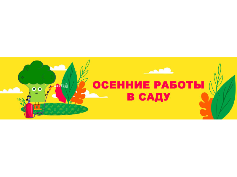 Осінні роботи в саду