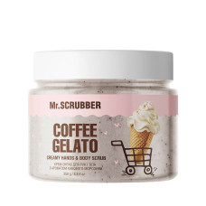 Крем-скраб для рук и тела Mr.SCRUBBER Coffee gelato с ароматом кофейного мороженого 250 г