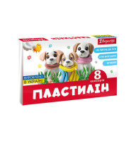 Пластилин 1 вересня Classic 8 цветов 160 г