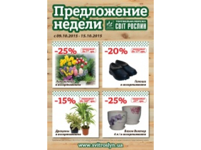 Предложение недели 9-15 октября