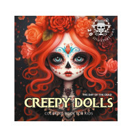 Раскраска Сreepy dolls 160х160 мм 24 листа 23397