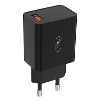 Сетевое зарядное устройство SkyDolphin SC31 QC3.0 1 USB, 3.5A Black (MZP-000184)