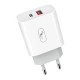 Сетевое зарядное устройство SkyDolphin SC01 USB+PD 2.4A/12W White (MZP-000190)