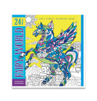Раскраска-антистресс Fairy world 200х200 мм 12 листов 19179
