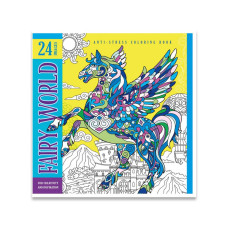 Раскраска-антистресс Fairy world 200х200 мм 12 листов 19179