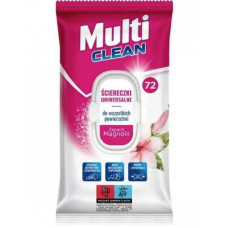 Вологі серветки для прибирання з клапаном Luba Multi Clean Magnolia 72 шт