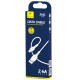 Кабель SkyDolphin S66L USB - Lightning 2.4A 1 м White