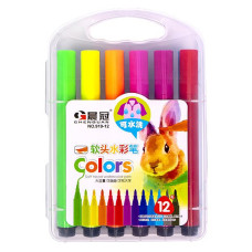 Набор фломастеров-кисточек Colors 12 цветов
