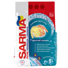Стиральный порошок Sarma Актив для всех типов стирки Горная свежесть 4 кг
