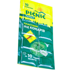 Пластини від комарів Picnic Family 10 шт