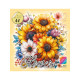 Раскраска Flowers 200х200 мм 8 листов 24169