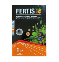 Добриво Fertis NPK 5-15-25 + ME осіннє для хвойних і декоративних рослин 1 кг