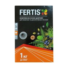 Добриво Fertis NPK 5-15-25 + ME осіннє для хвойних і декоративних рослин 1 кг
