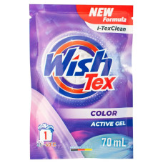 Гель для стирки цветных вещей WishTex Color 70 мл