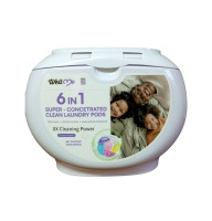 Капсулы для стирки WellMe Universal 6 в 1 40 шт
