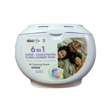 Капсулы для стирки WellMe Universal 6 в 1 40 шт