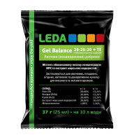 Добриво Leda Gel Баланс 20-20-20 + ТE + 28 Екстракт морських водоростей 37 г (25 мл)