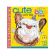 Розмальовка Cute animals 200х200 мм 8 аркушів 22354