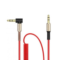 Аудио-кабель SkyDolphin SR08 Spring Wire 3.5 мм - 3.5 мм 1 м Red (AUX-000071)
