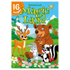 Раскраска Magic land 210х297 8 листов 22152