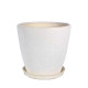 Вазон Грация №2 Шелк 4,5 л белый