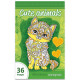 Розмальовка-антистрес Милі тварини (Cute animals) 124х200 мм 36 аркушів 1757