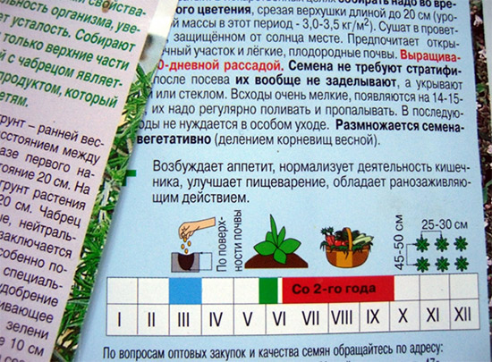 Маркировка семян