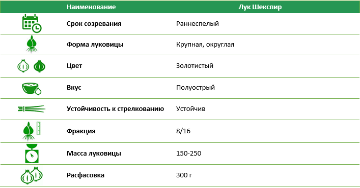 Лук-севок Шекспир 300 г