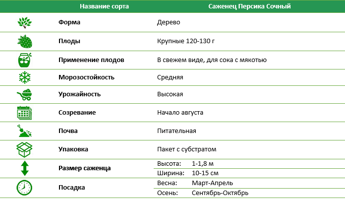 Персик Сочный