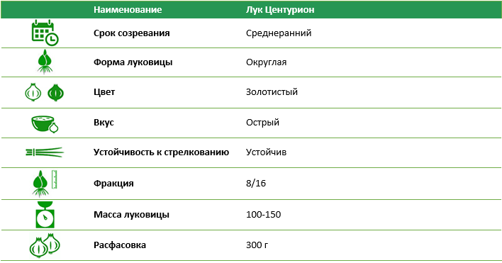 Лук-севок Центурион 300 г