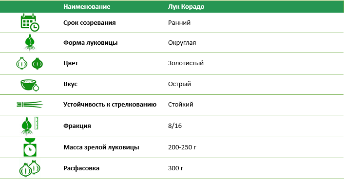 Лук-севок Корадо 300 г