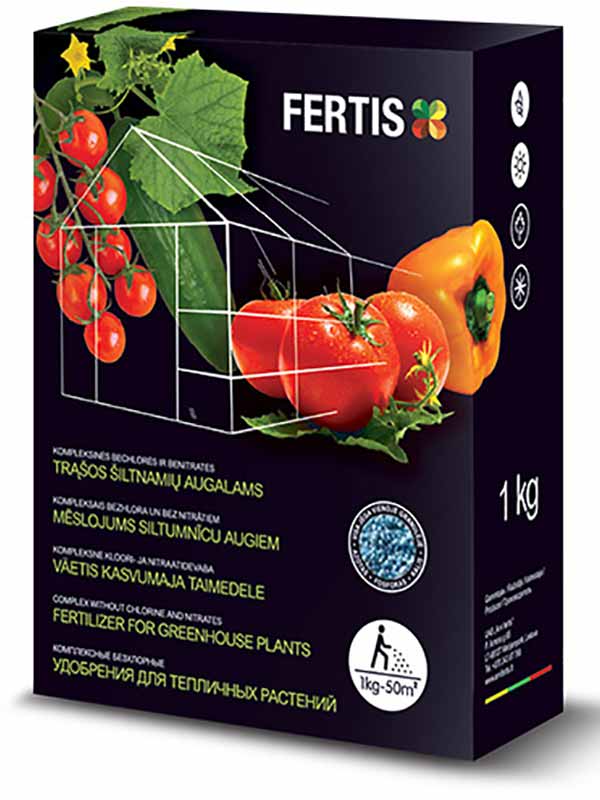 Удобрение Fertis NPK 12-8-16+ME для овощей 1 кг