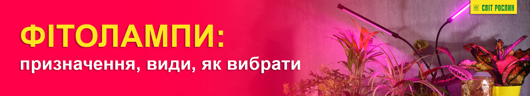 Фитолампы: назначение, виды, как выбрать