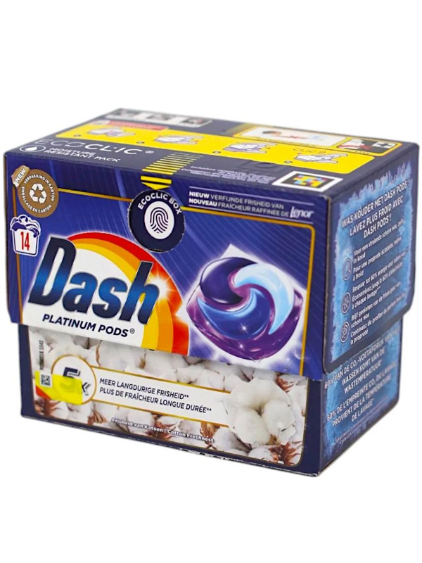 -   Dash Platinum Pods Cotton Freshness  14 