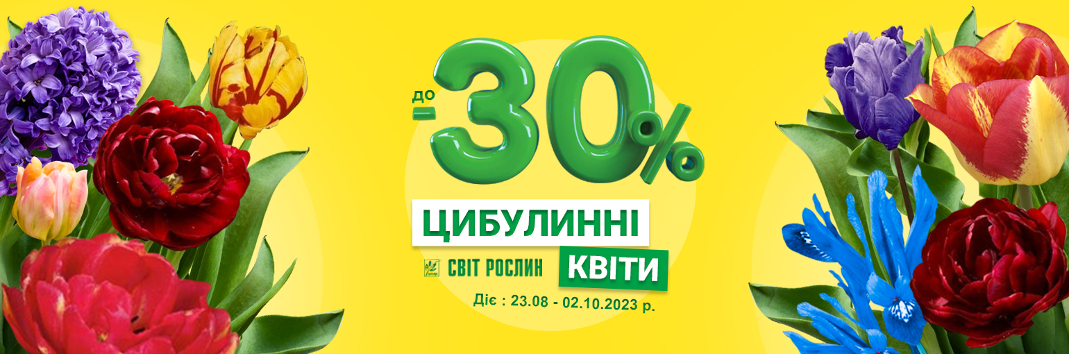 Акция! До -30% на луковичные цветы Акция! До -30% на луковичные цветы