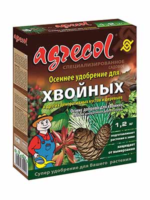 Удобрение Agrecol осеннее для хвои 1,2 кг