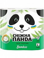 Туалетная бумага Сніжна панда Бамбук 4 шт