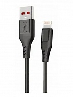  SkyDolphin S61LB USB - Lightning 2.4A 2  Black (USB-000575)